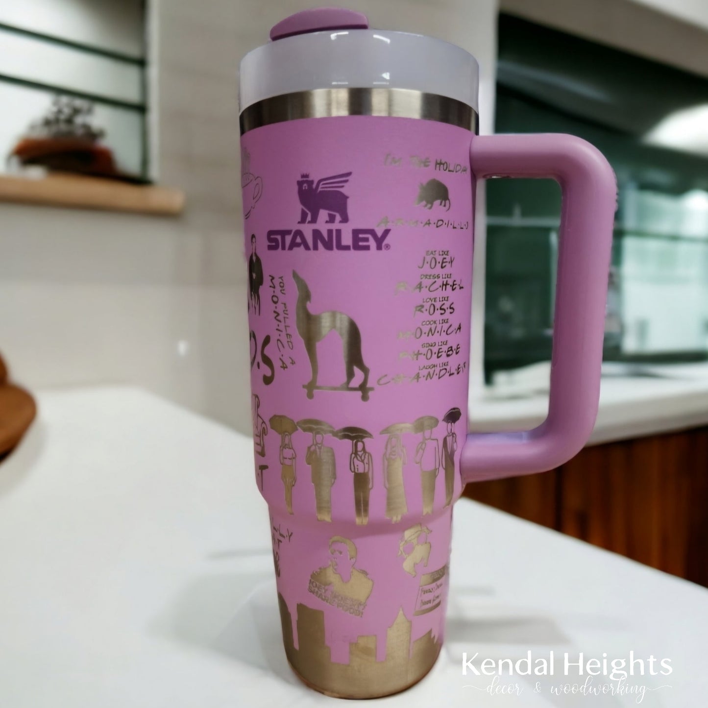 FRIENDS Stanley Etched Wrap Designs