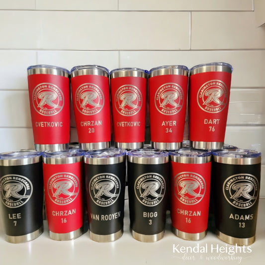 Generic Stainless Steel Etched Tumblers