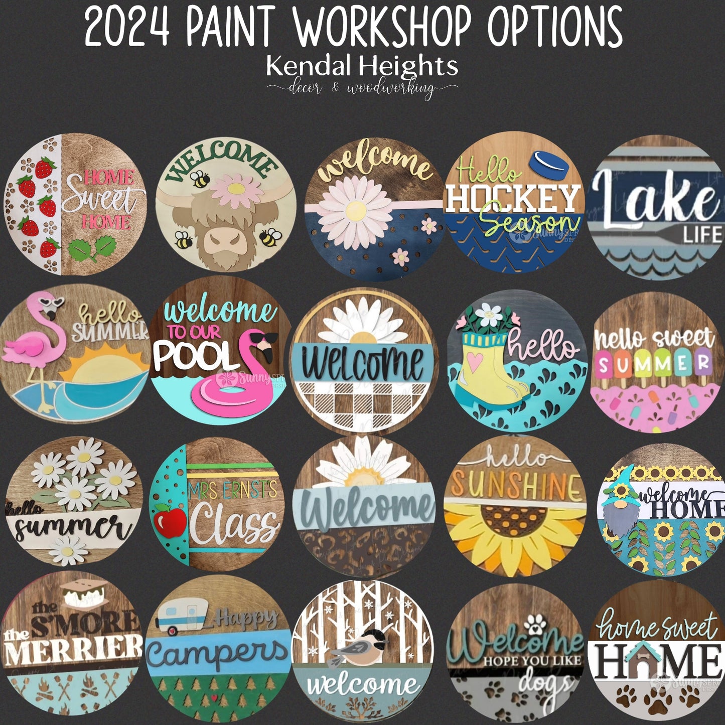 Paint / Clock Workshop Events - Deposit Only