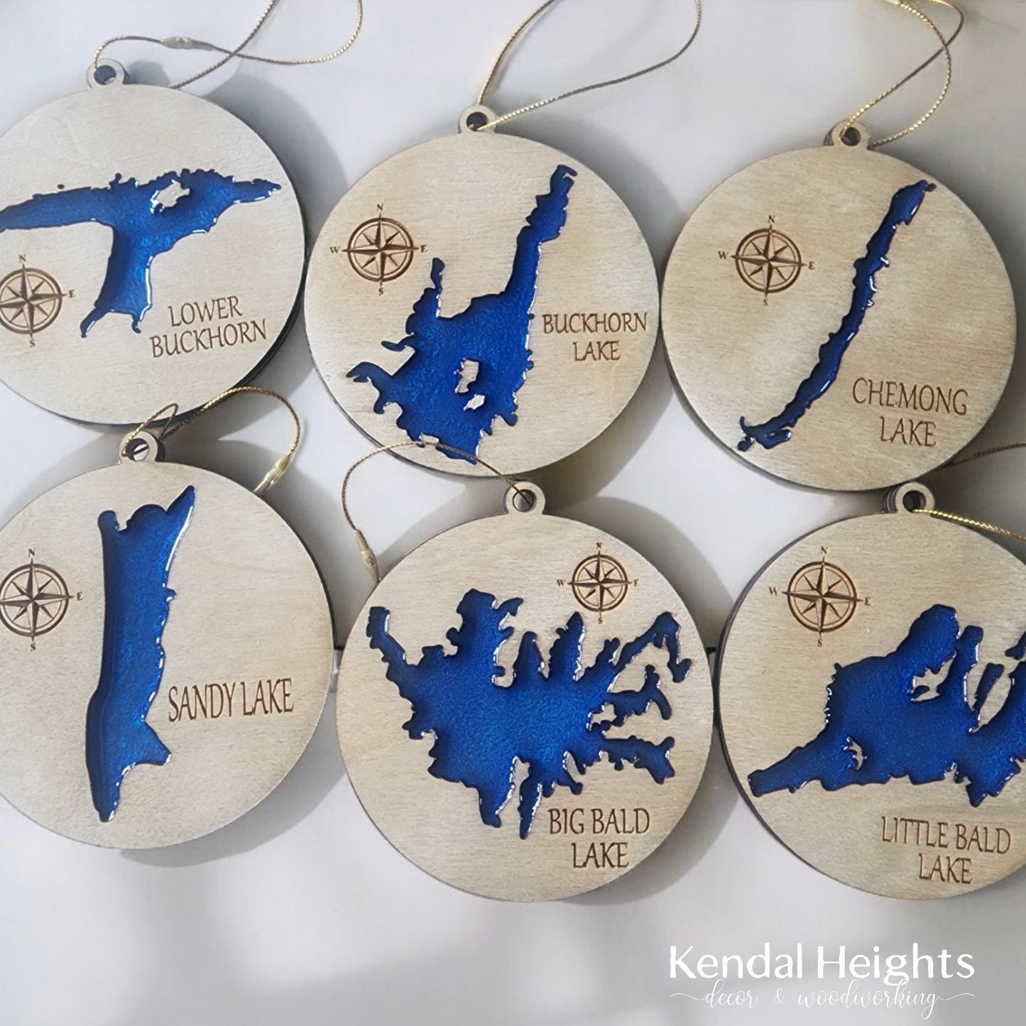 Custom Lake Ornaments