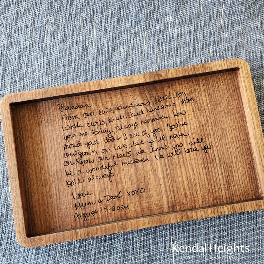 Solid Black Walnut Mini Trays