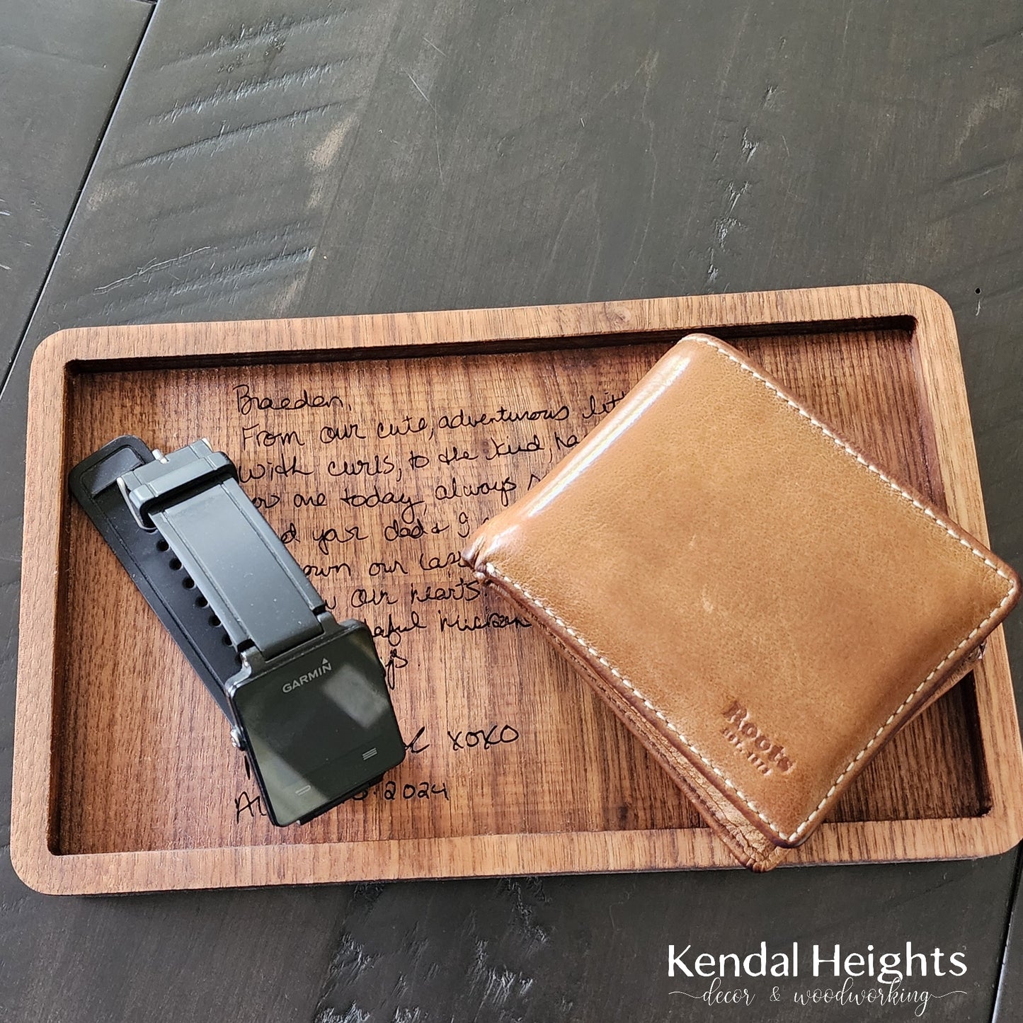 Solid Black Walnut Mini Trays