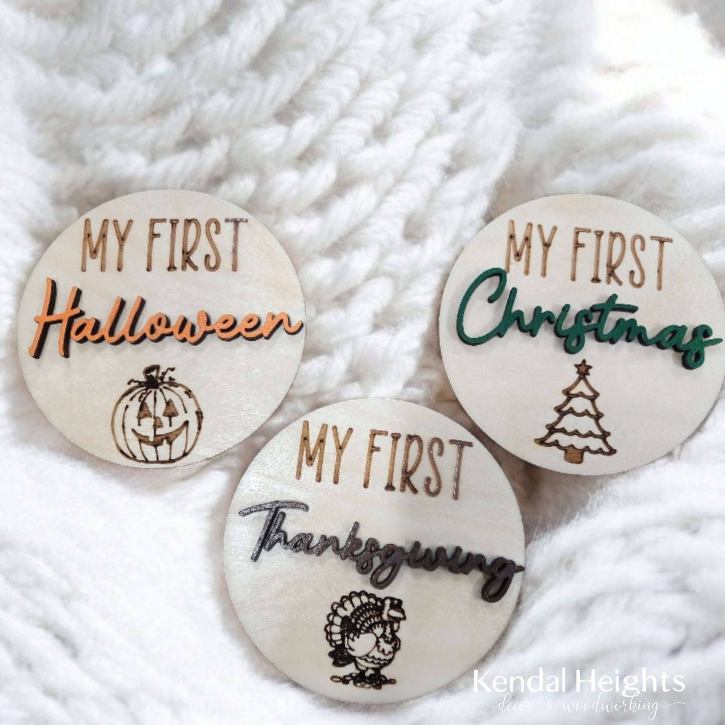 Baby Holiday Milestone Discs