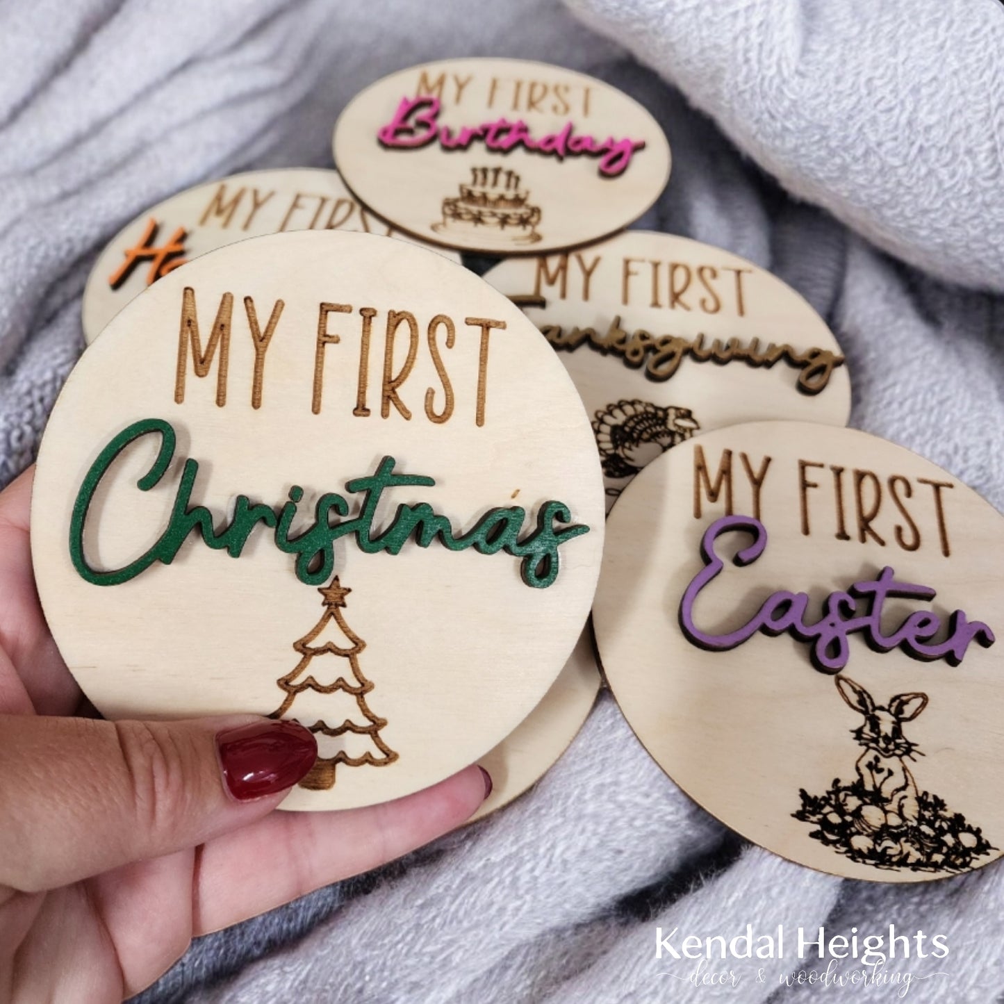 Baby Holiday Milestone Discs