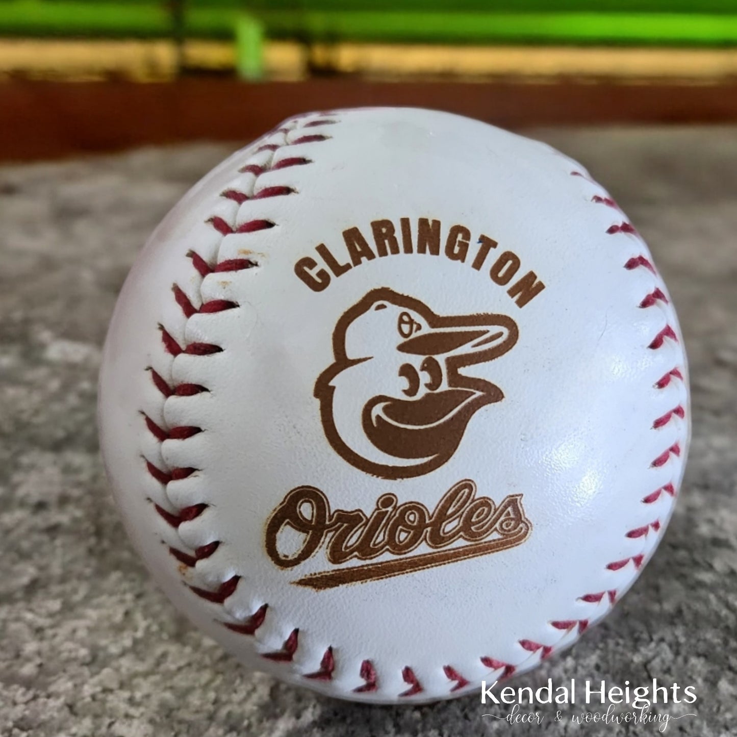 Laser Etched Baseball