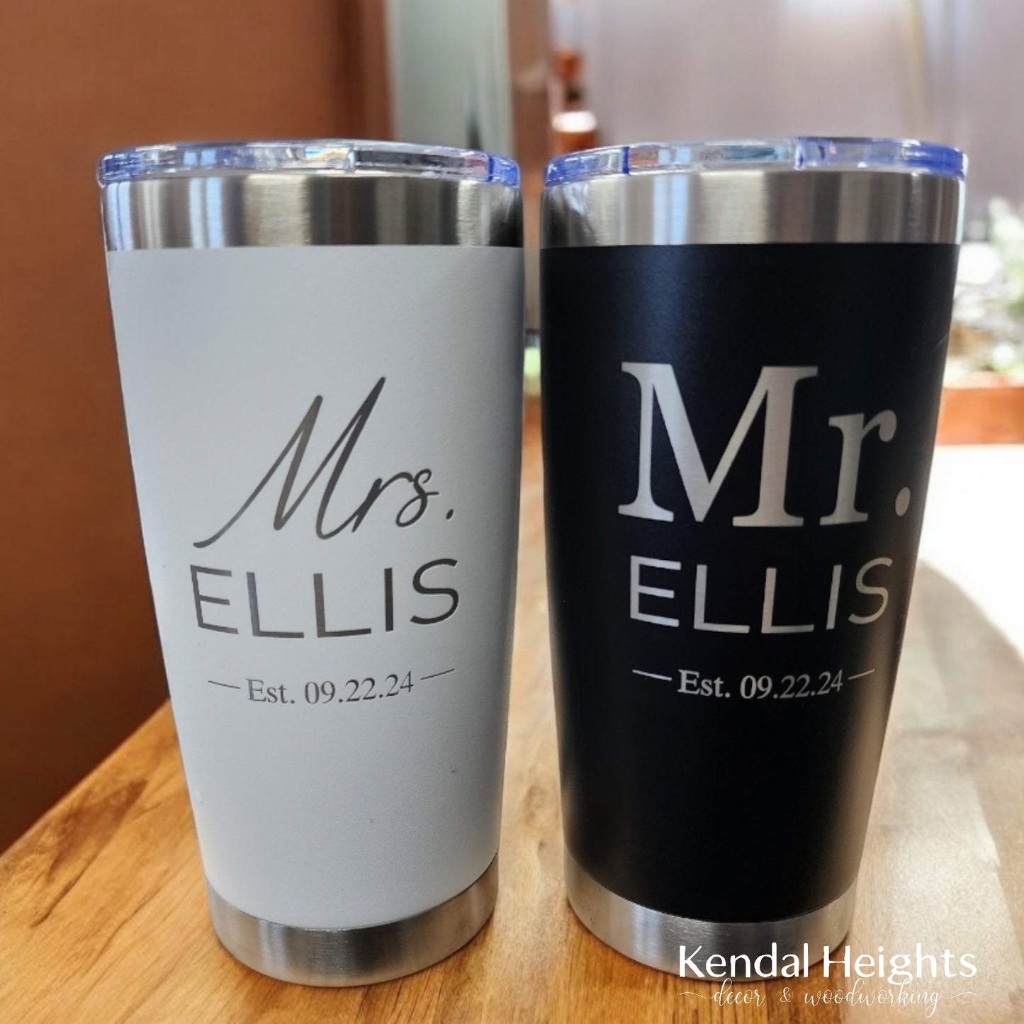 Generic Stainless Steel Etched Tumblers