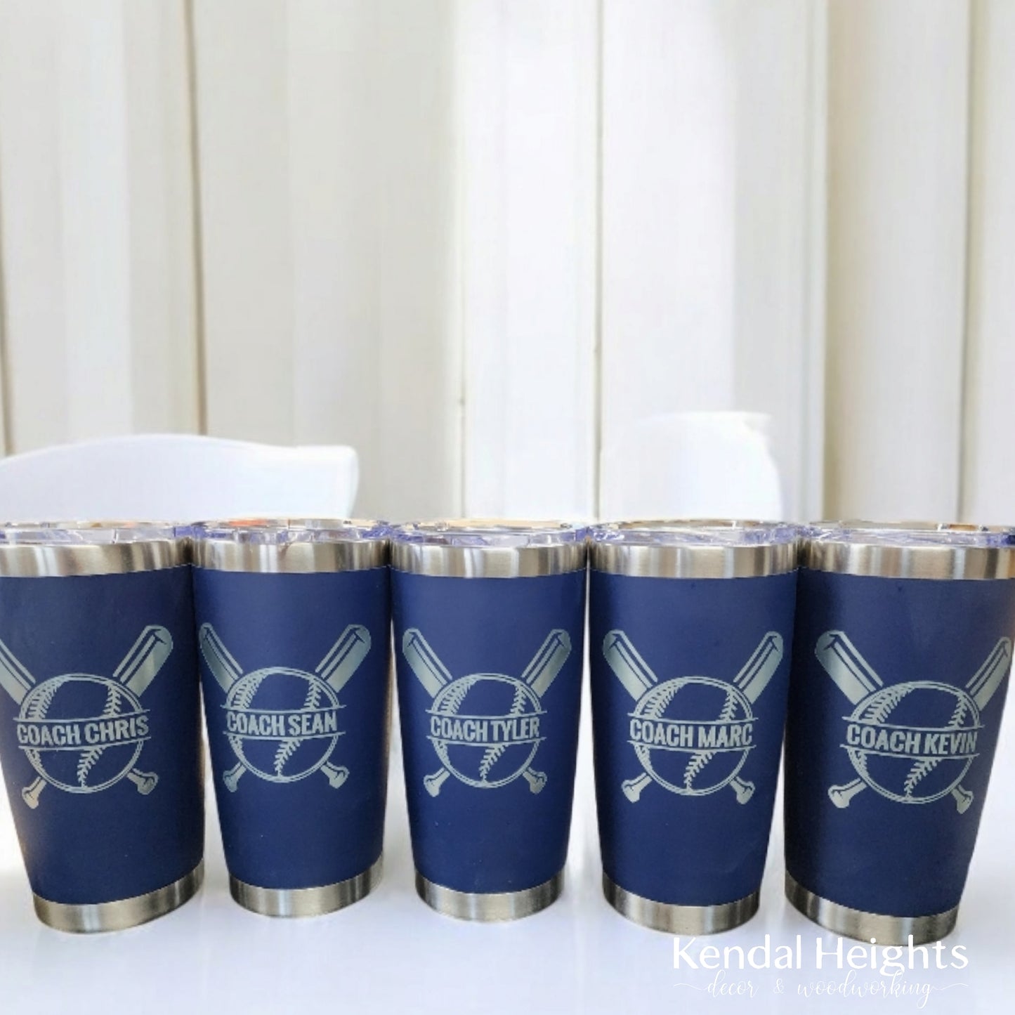 Generic Stainless Steel Etched Tumblers