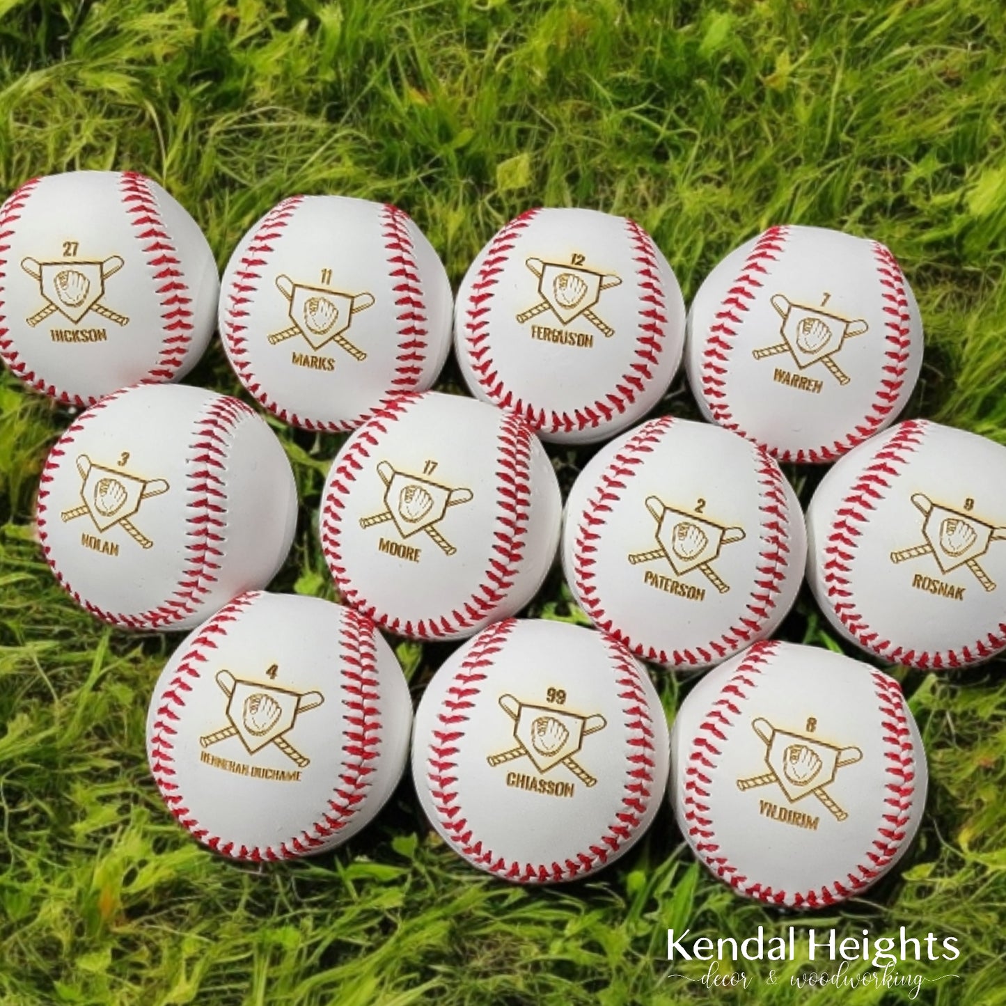 Laser Etched Baseball