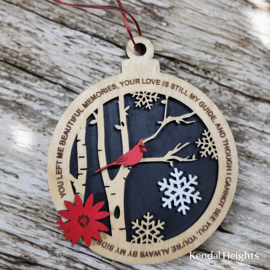 Cardinal Ornament - Always by my side