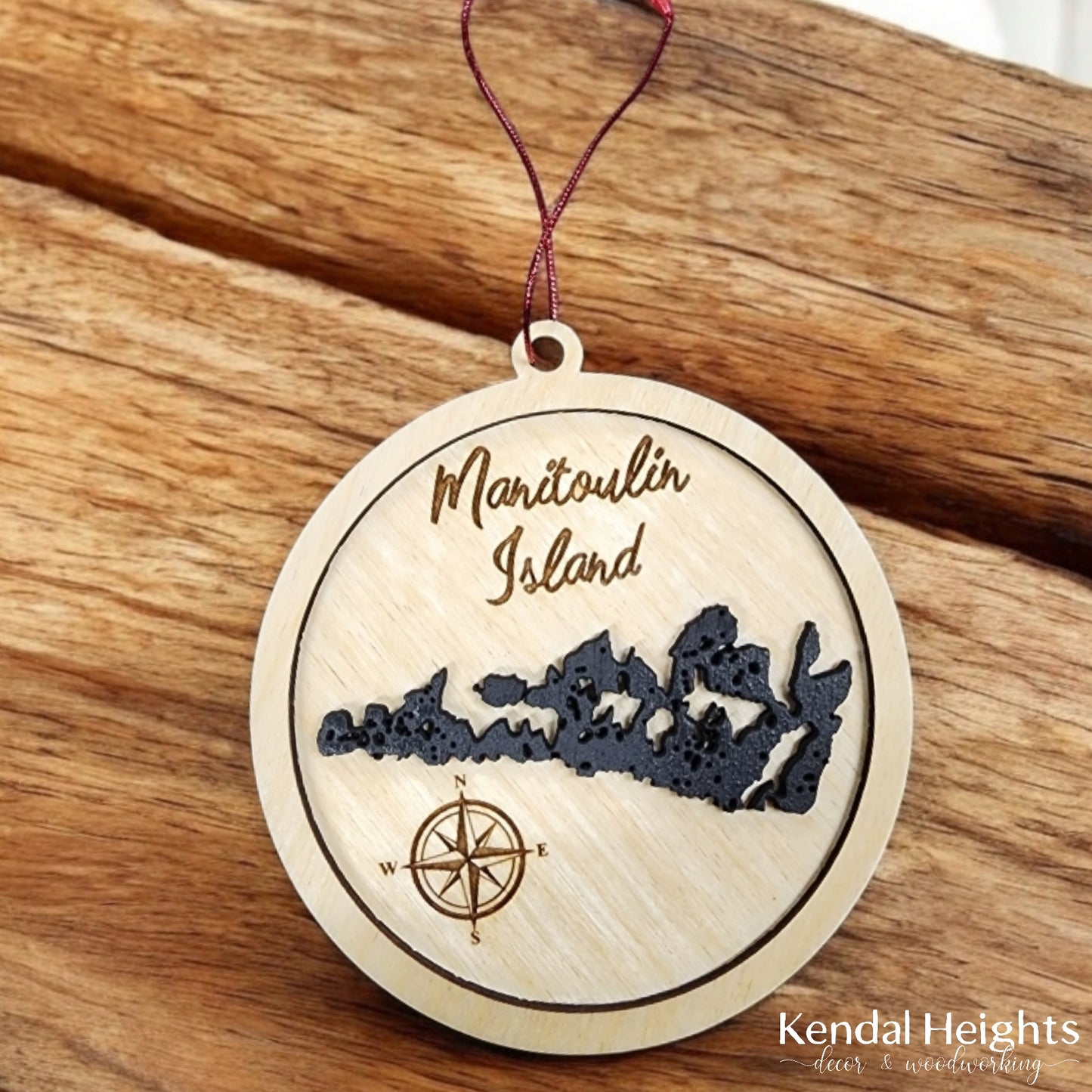 Raised Lake Ornaments