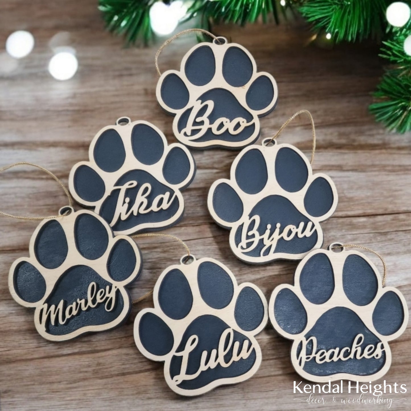 Paw Print Ornament