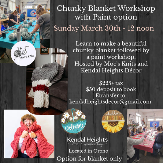 March 2025 - Blanket Workshop - Deposit Only