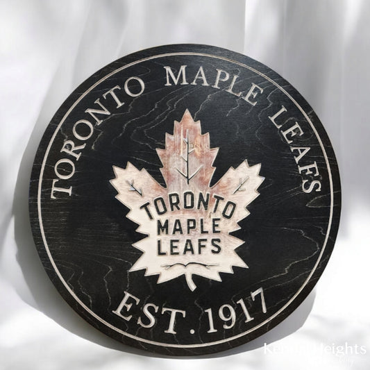 Custom Engraved Sports Sign  - Toronto Maple Leaf