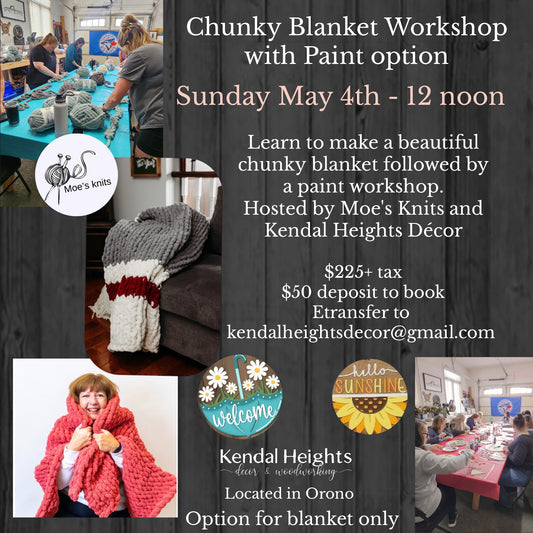 May 2025 - Blanket Workshop - Deposit Only