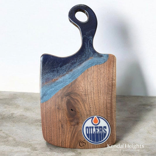 Sports fan handled Charcuterie Board