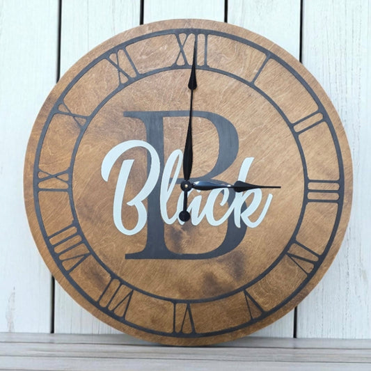 Family Name Clock