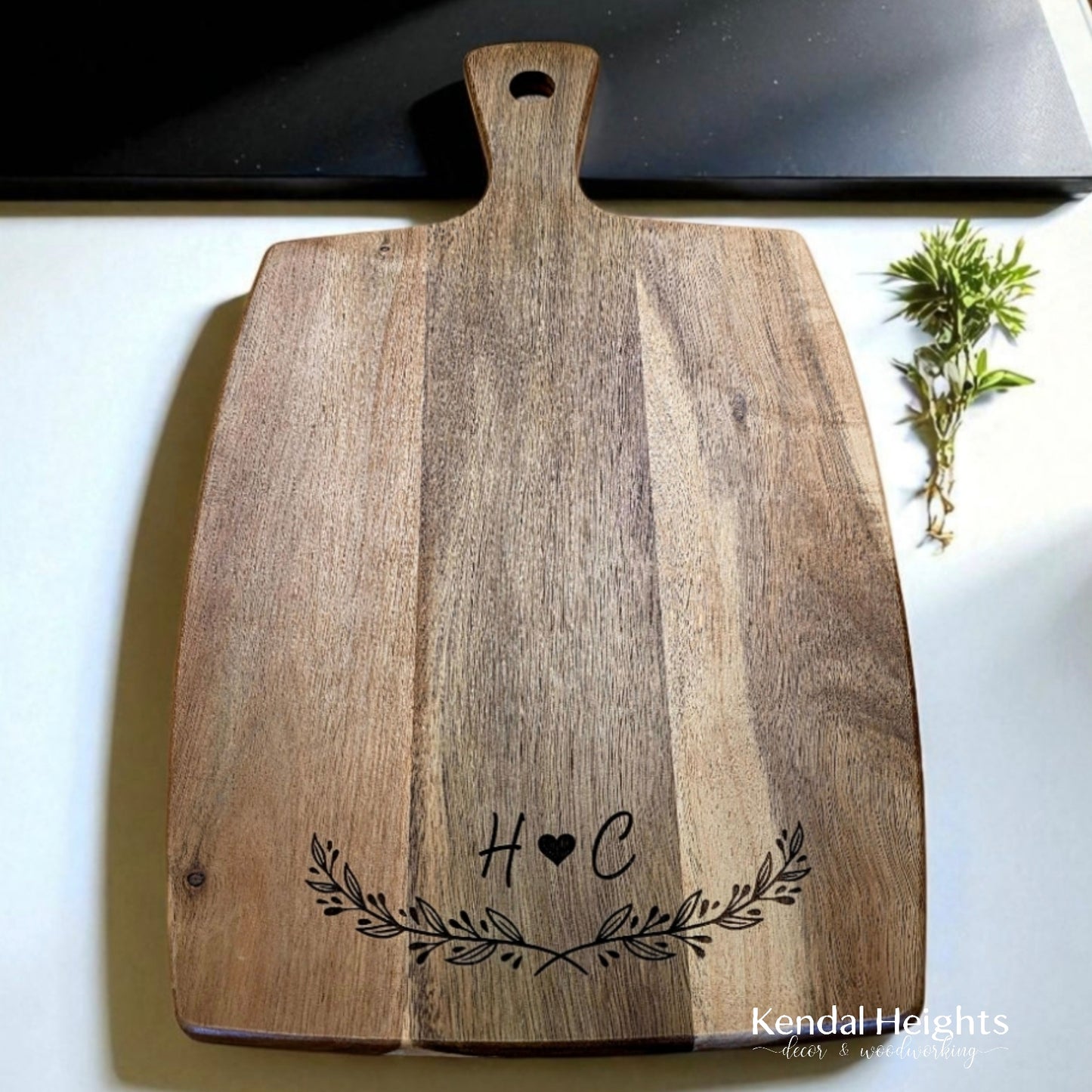 Acacia Cutting Board Paddle
