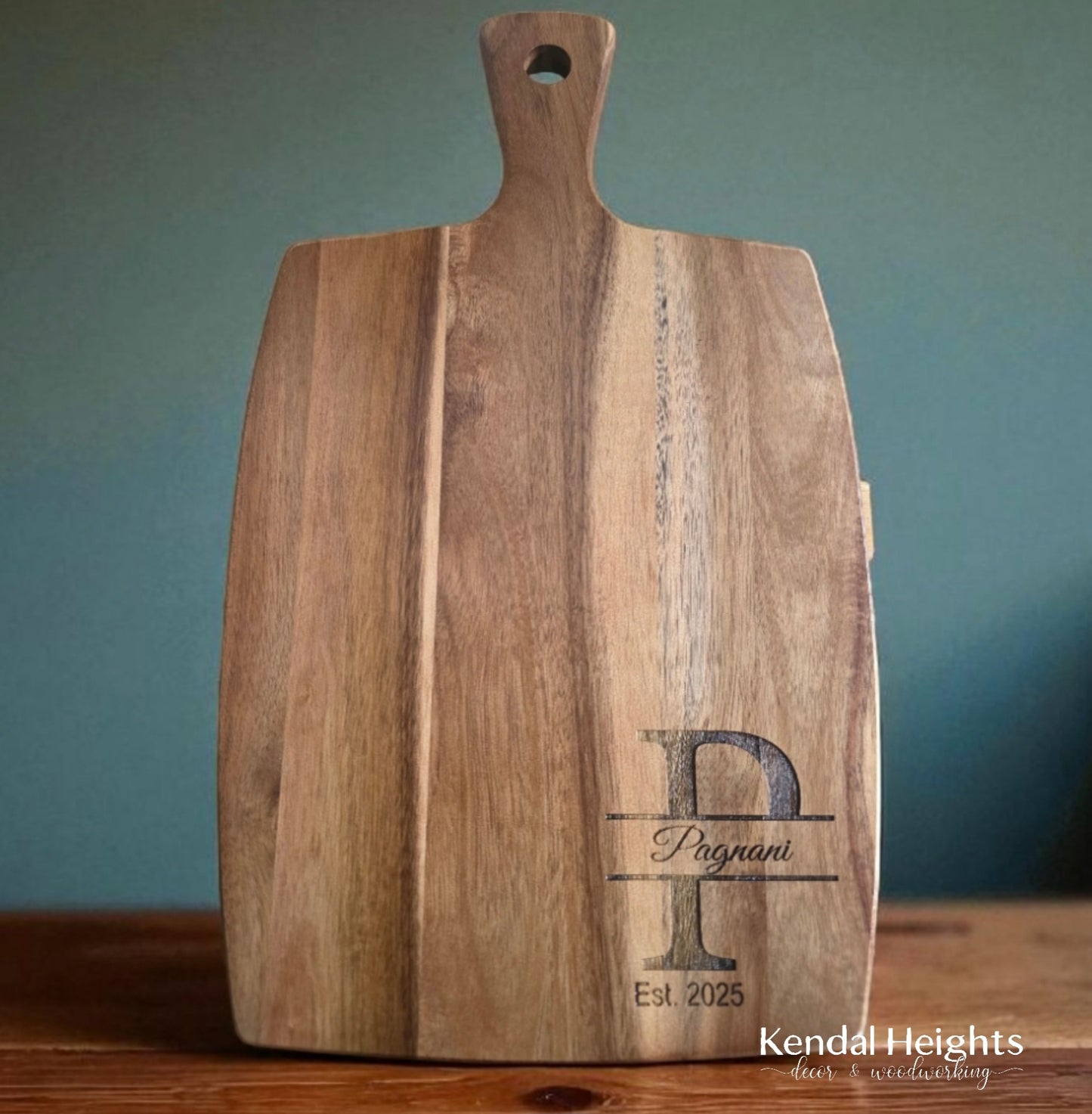 Acacia Cutting Board Paddle