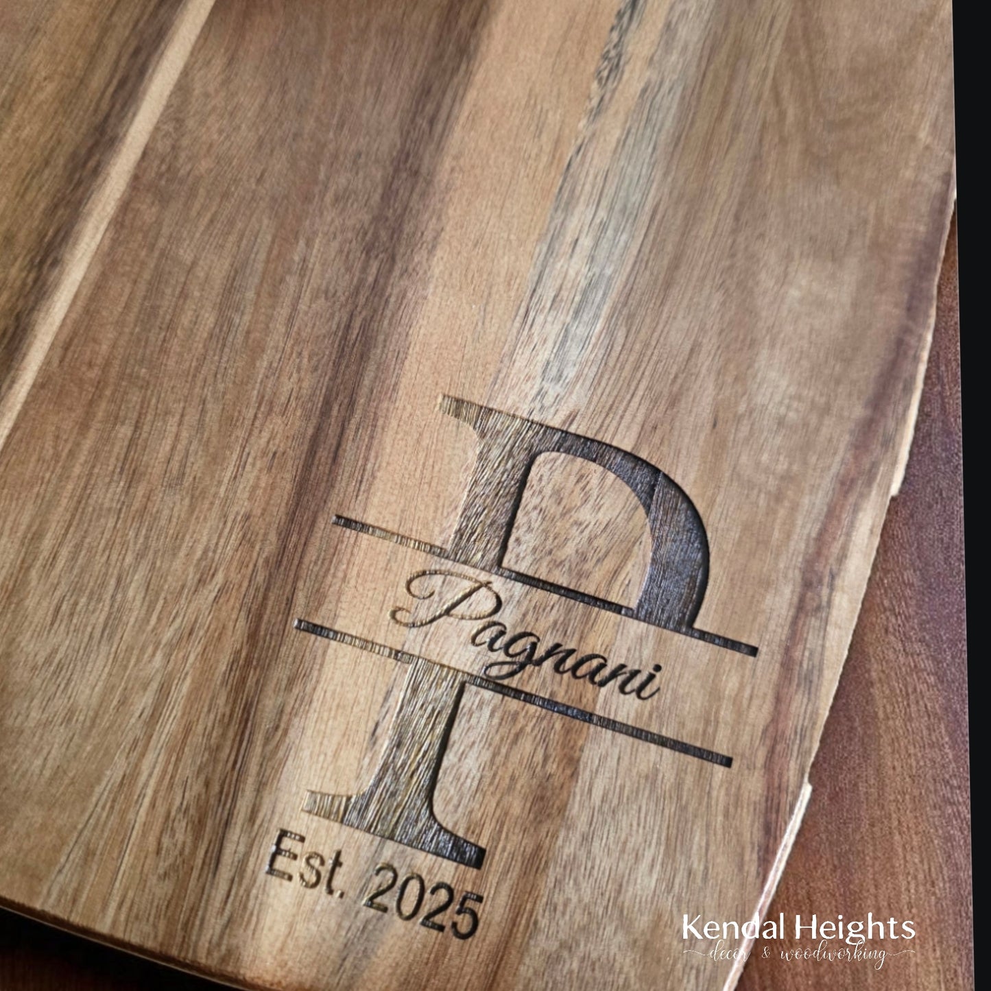 Acacia Cutting Board Paddle