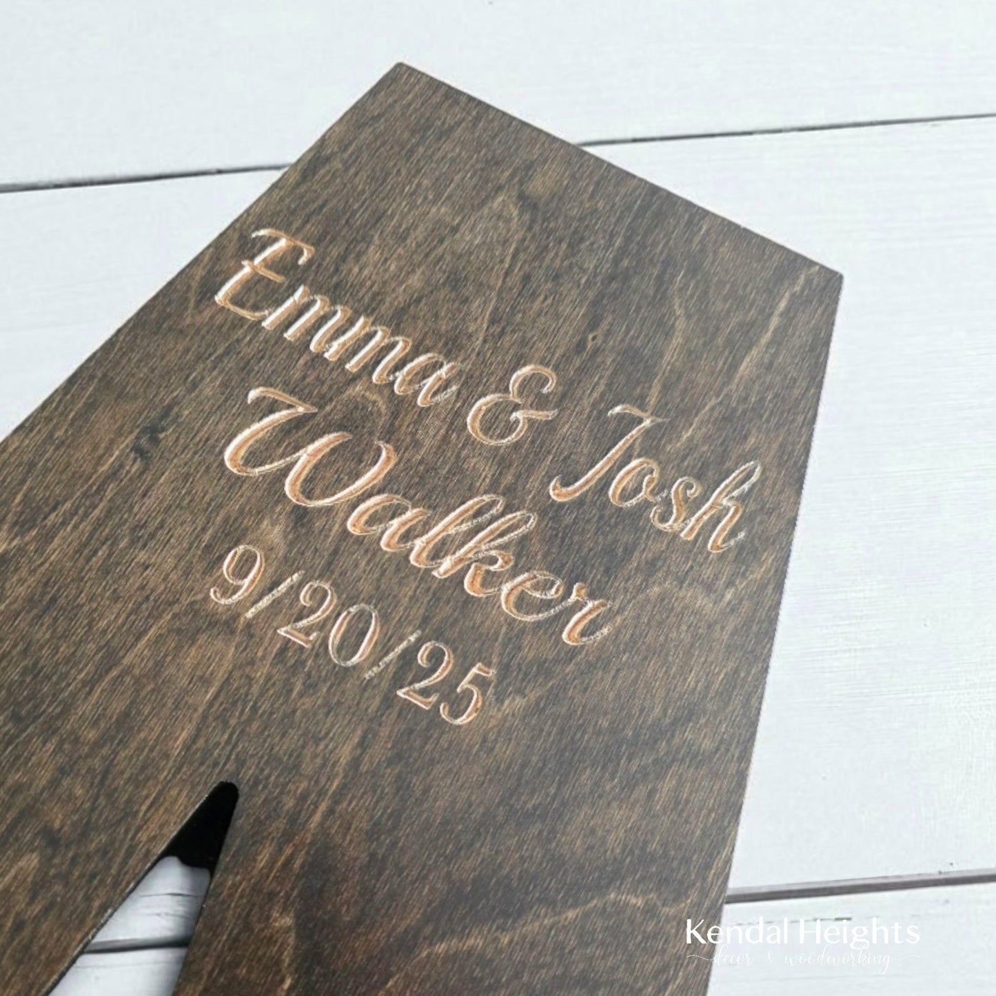 Wedding Signing Board - Monogram