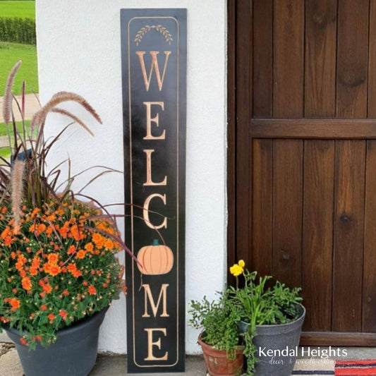 Custom Engraved Welcome Signs - Fall Décor