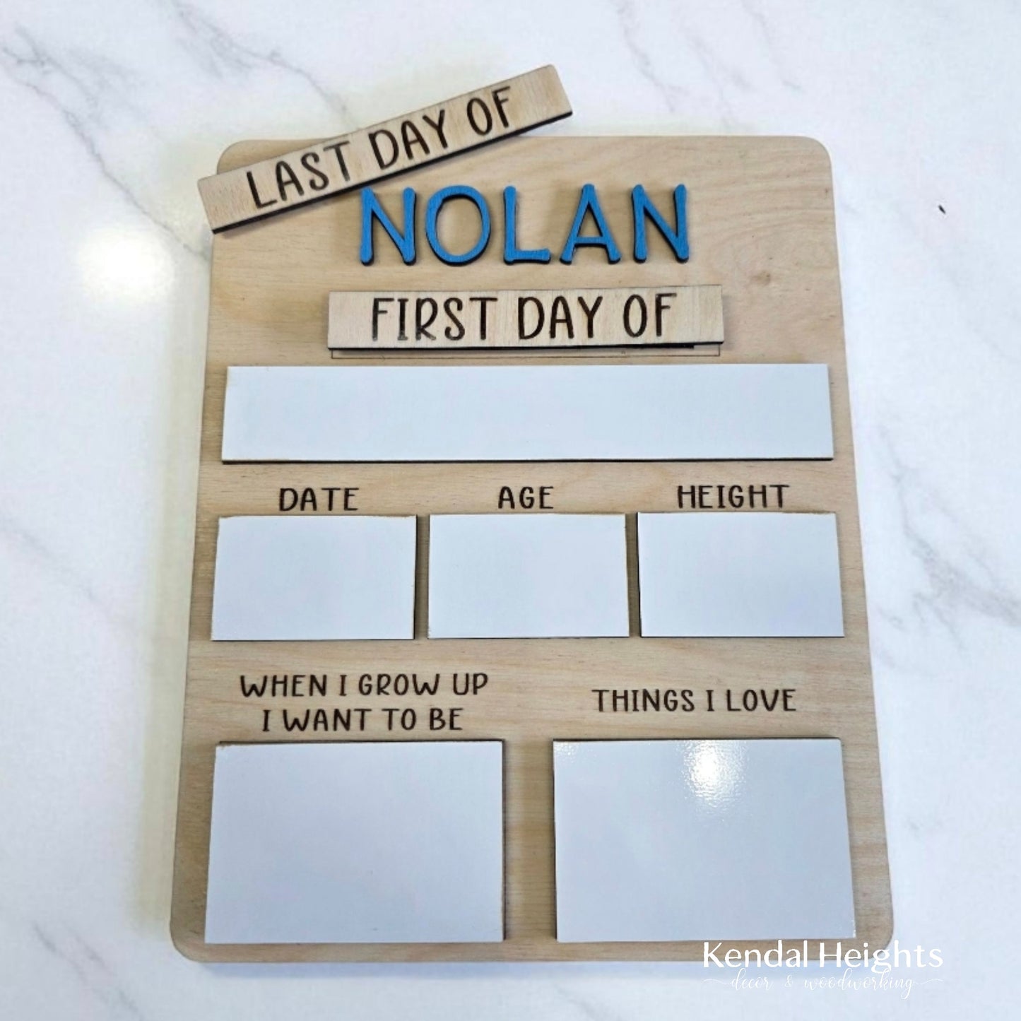 First / Last Day of School Boards