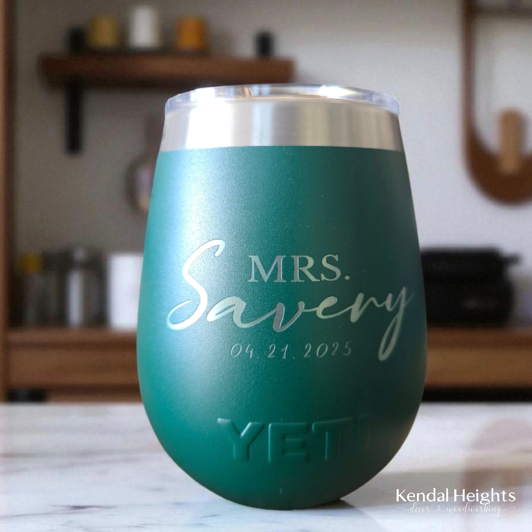 YETI Rambler Wine Tumbler – Kendal Heights Decor & Woodworking
