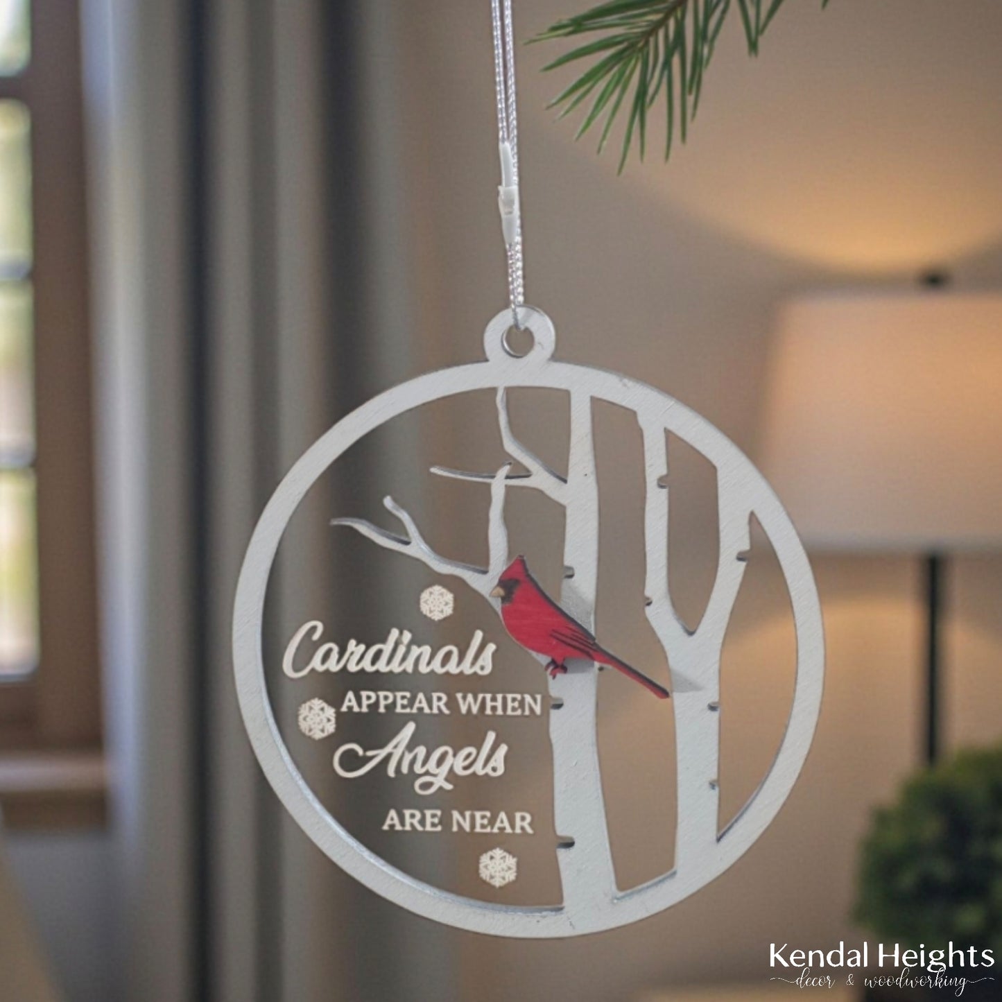 Cardinal Ornament - Angels are near