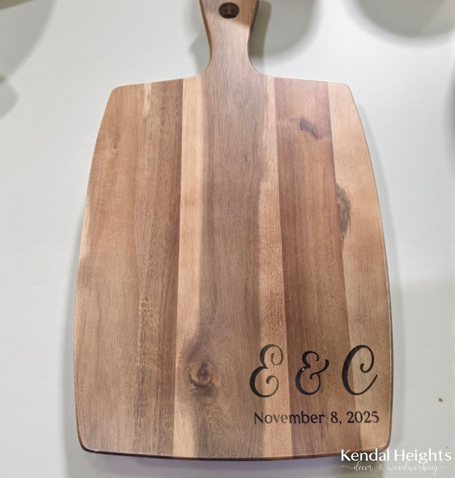 Acacia Cutting Board Paddle