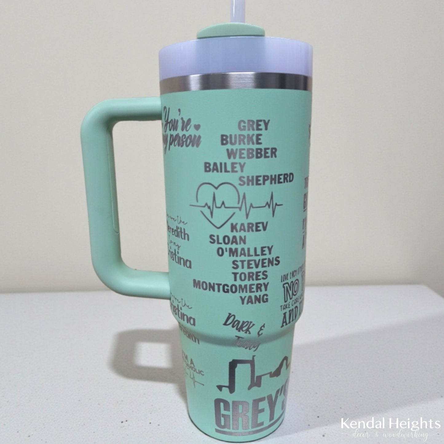 GRAYS ANATOMY Stanley Etched Wrap Designs