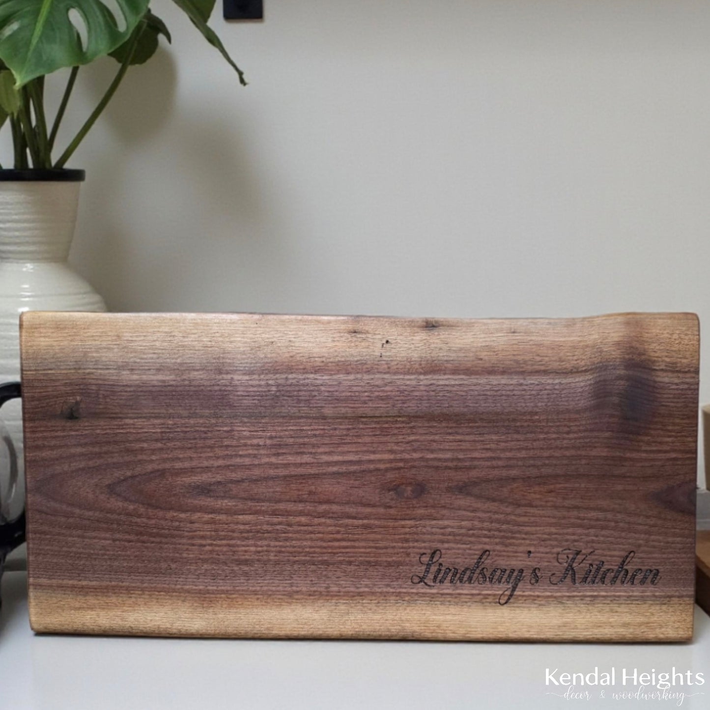 Black Walnut Live Edge Charcuterie Board (with or without Epoxy)