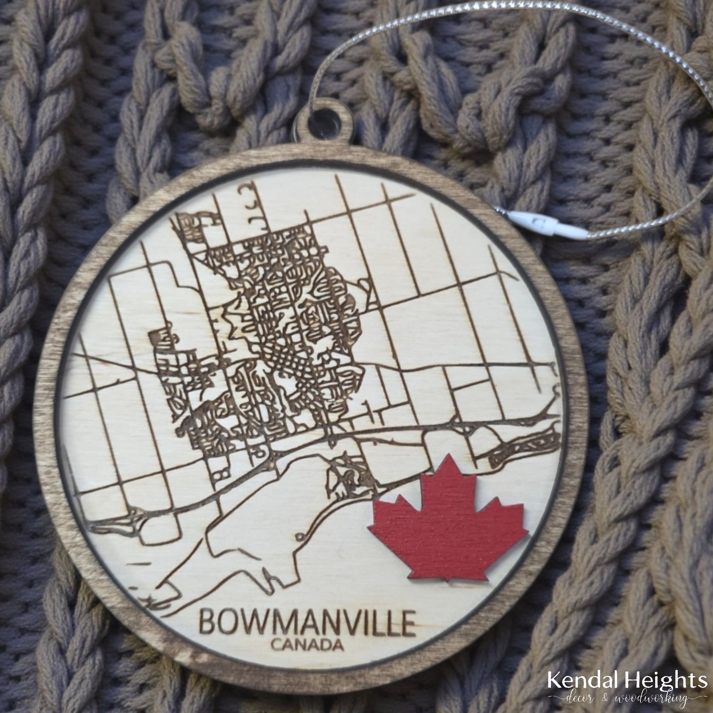 Town Map Ornaments