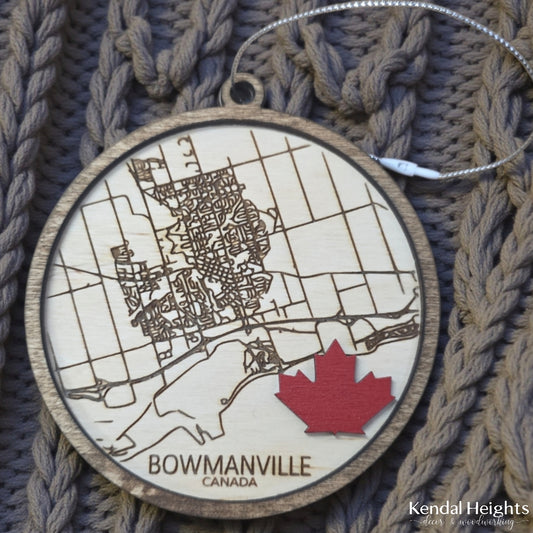 Town Map Ornaments