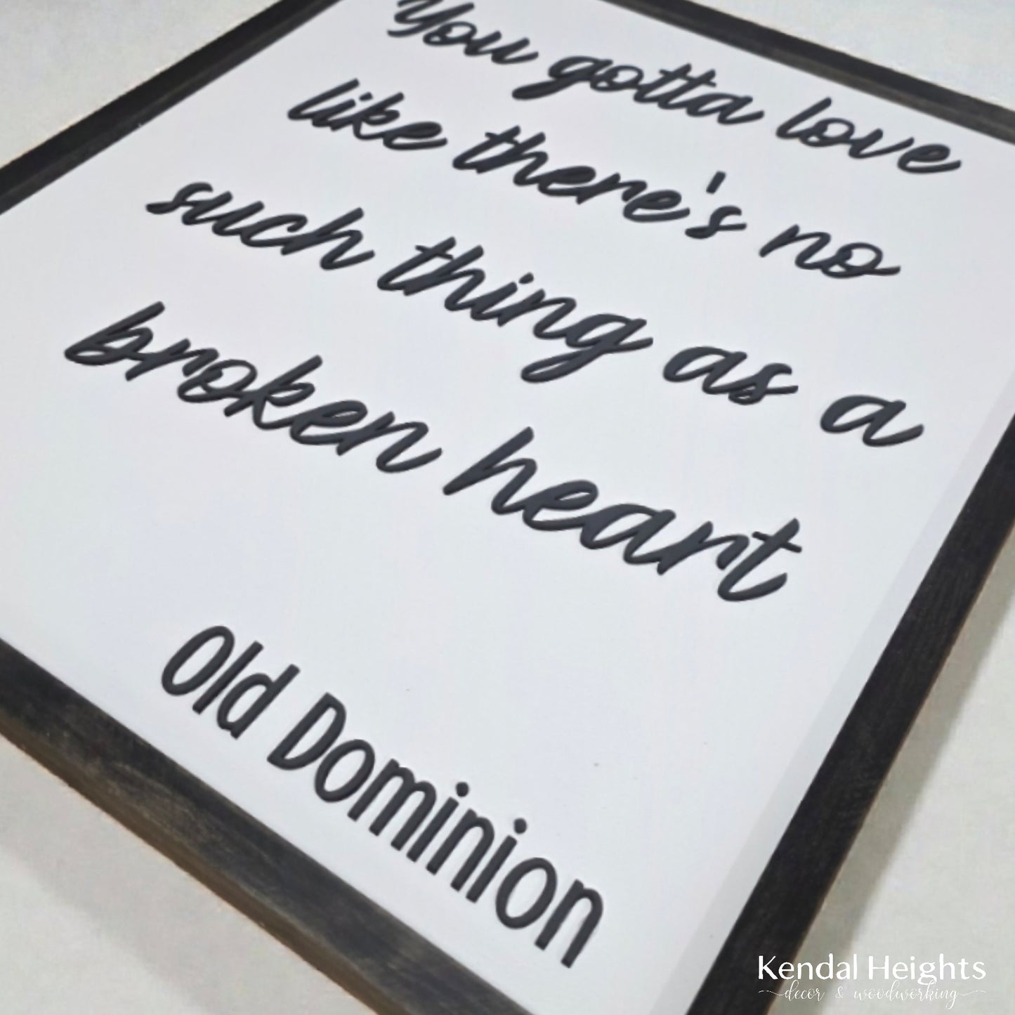 Oversized Quote Sign