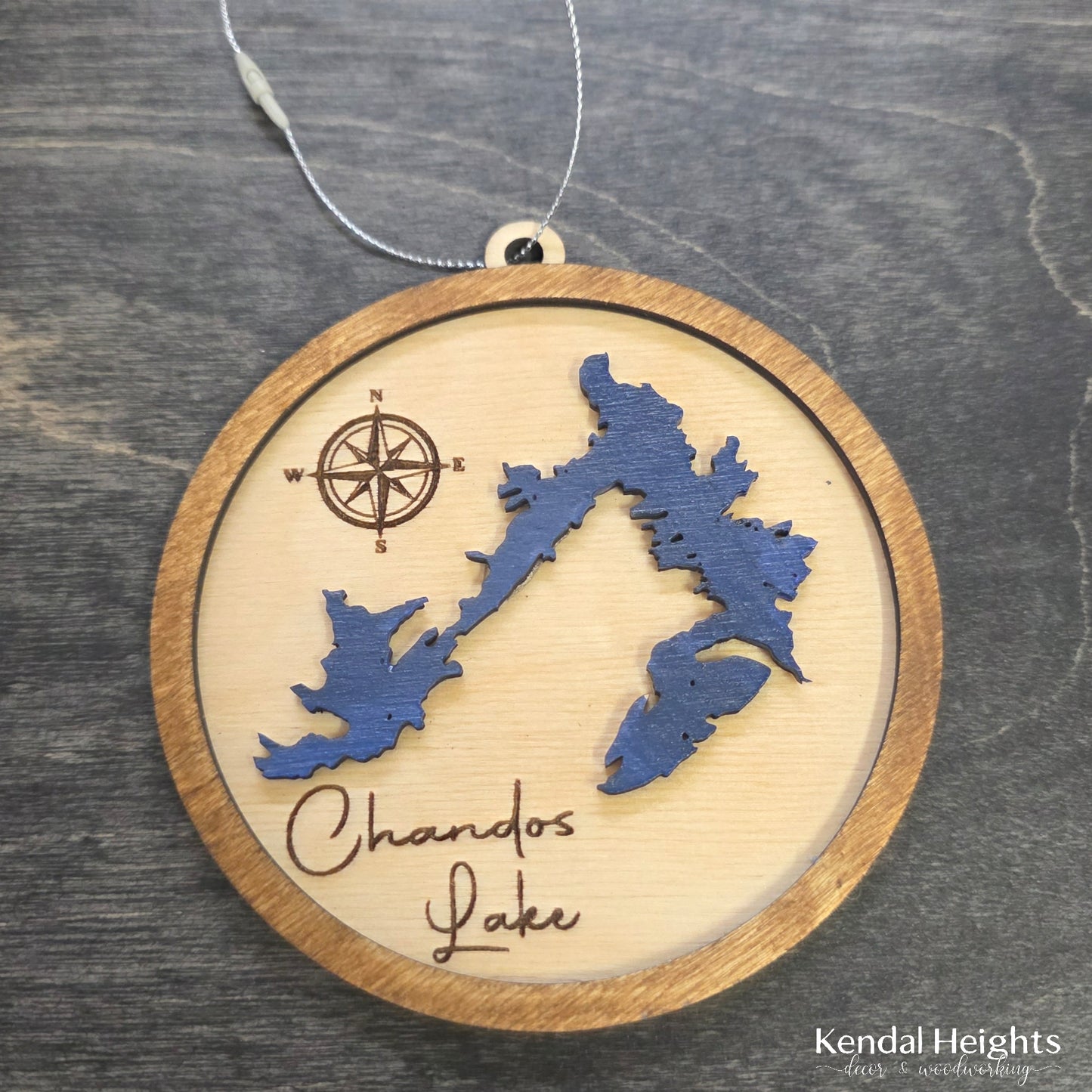 Raised Lake Ornaments