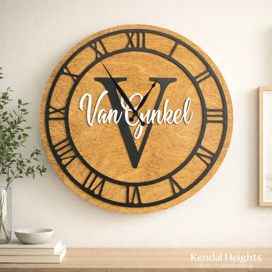 Family Name Clock