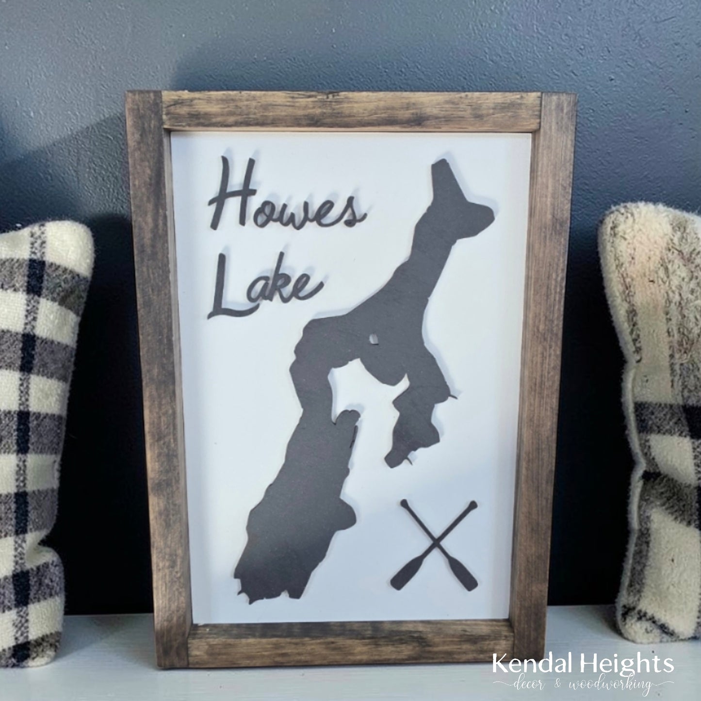 Layered Lake Sign