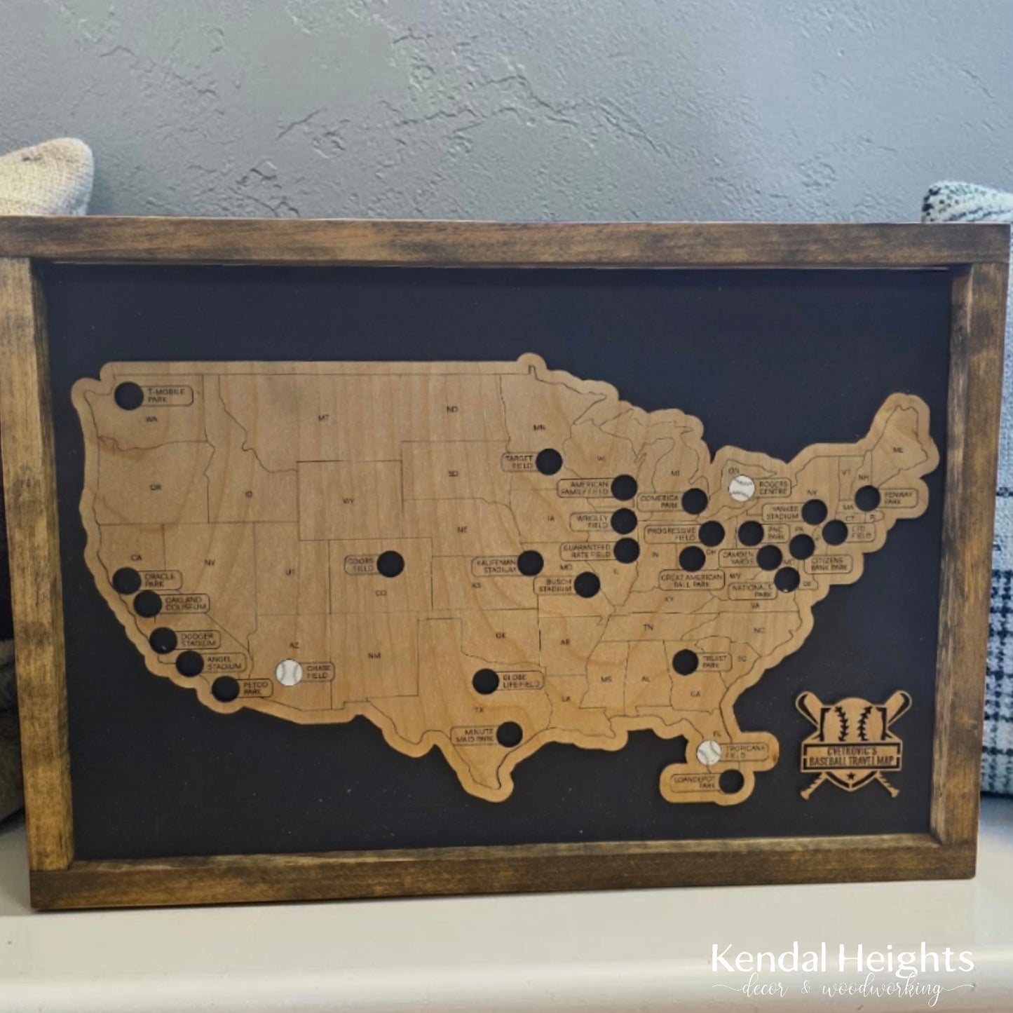 Ballpark Travel Map