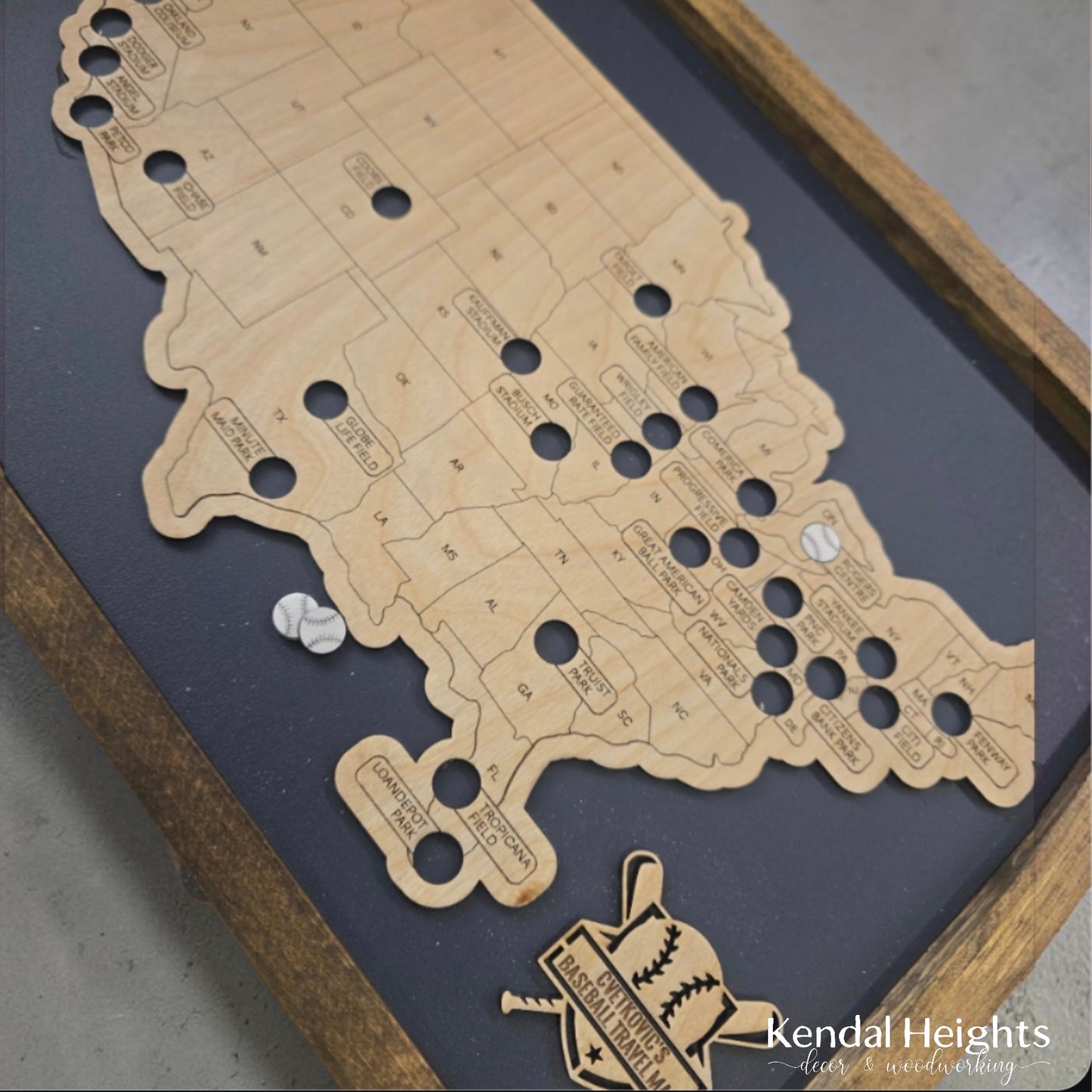 Ballpark Travel Map