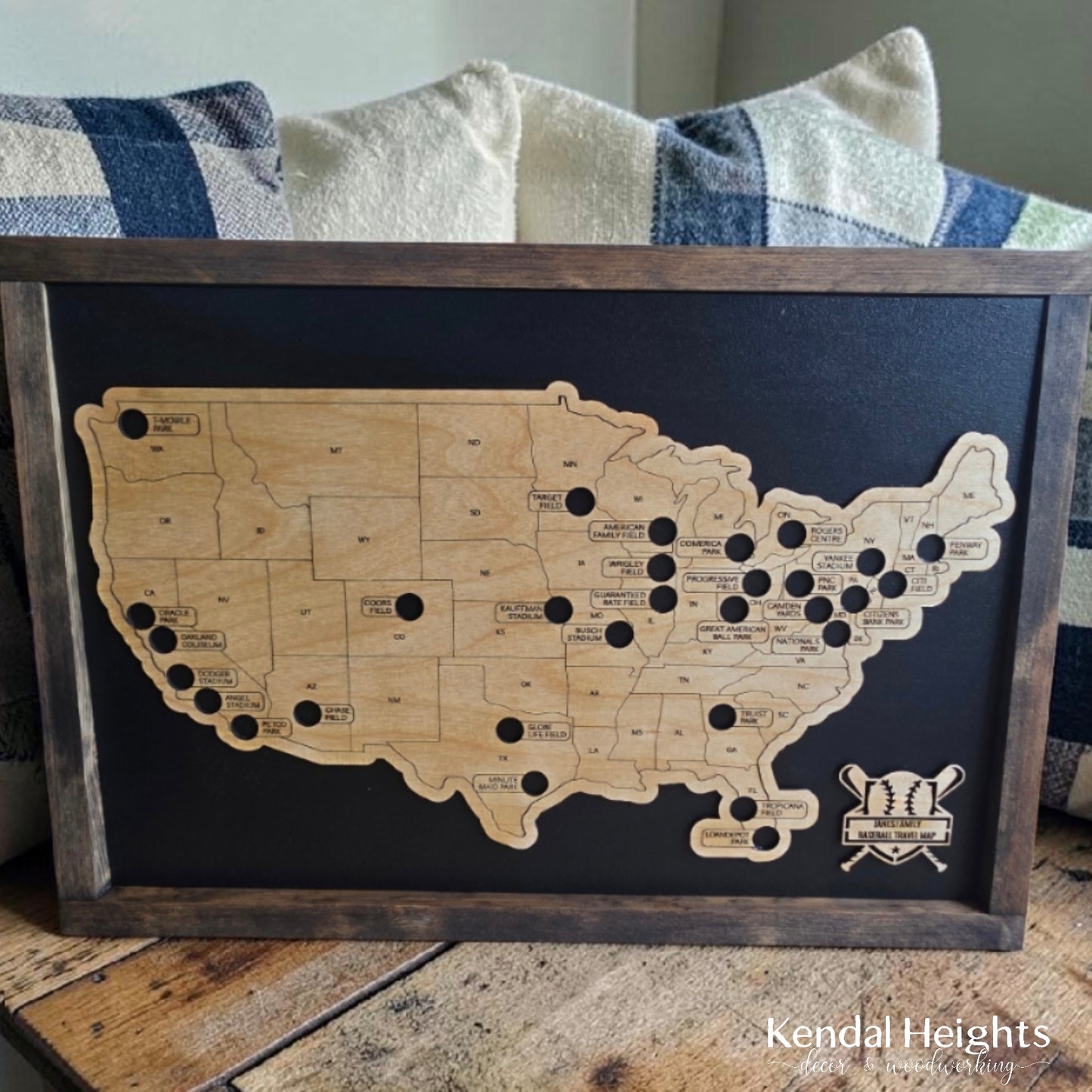 Ballpark Travel Map