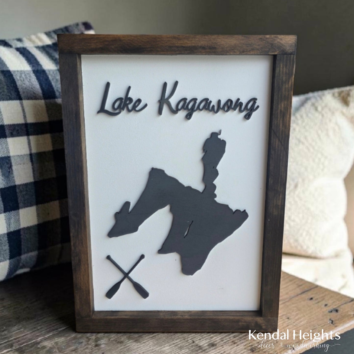 Layered Lake Sign