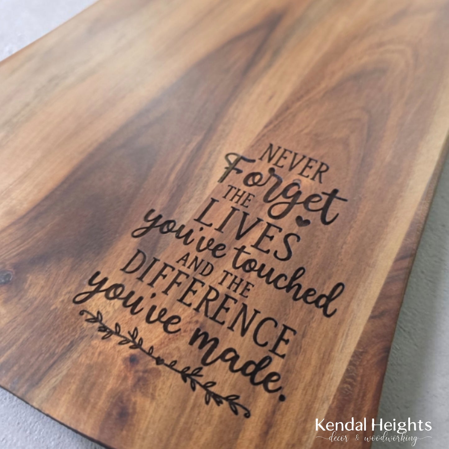 Acacia Cutting Board Paddle