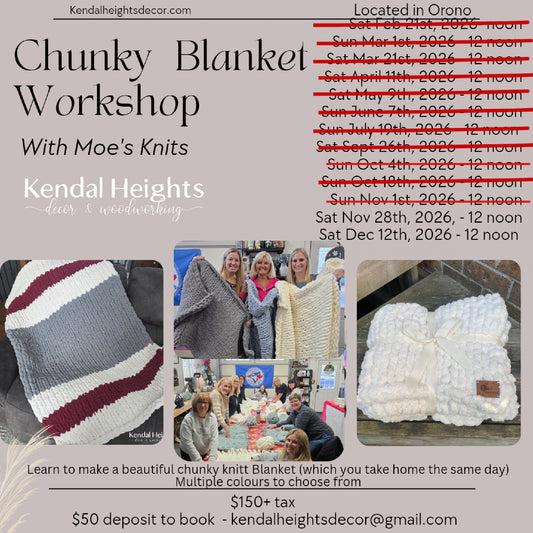Blanket Workshop - Deposit Only