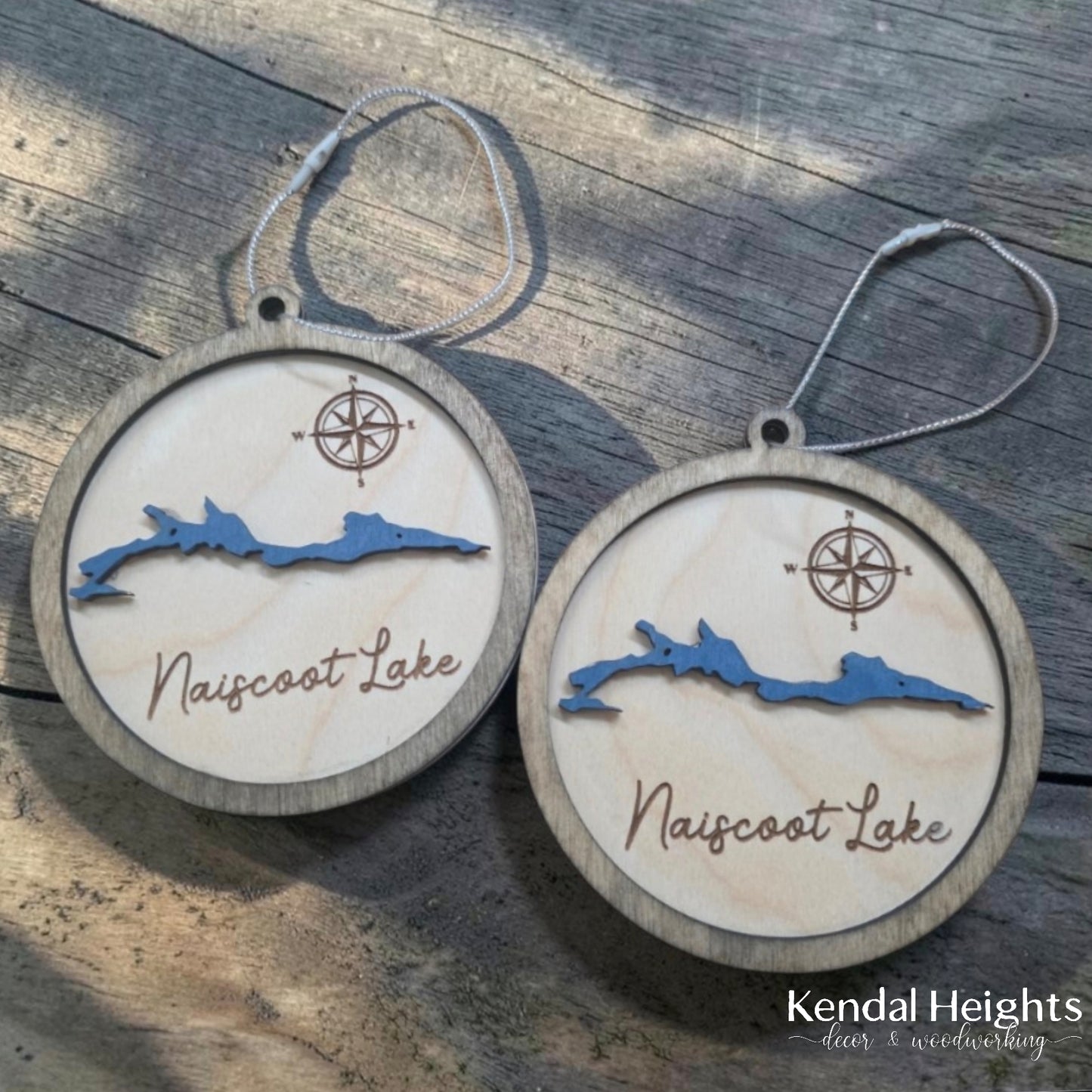 Raised Lake Ornaments