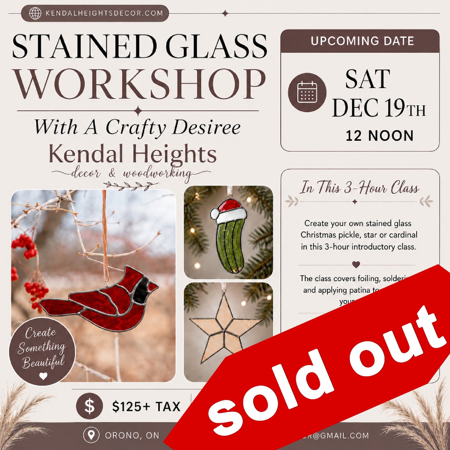 Stained Glass Workshop