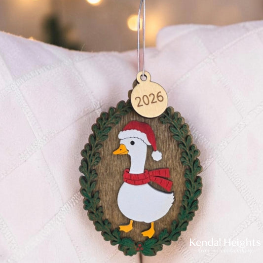Porch Duck Ornament