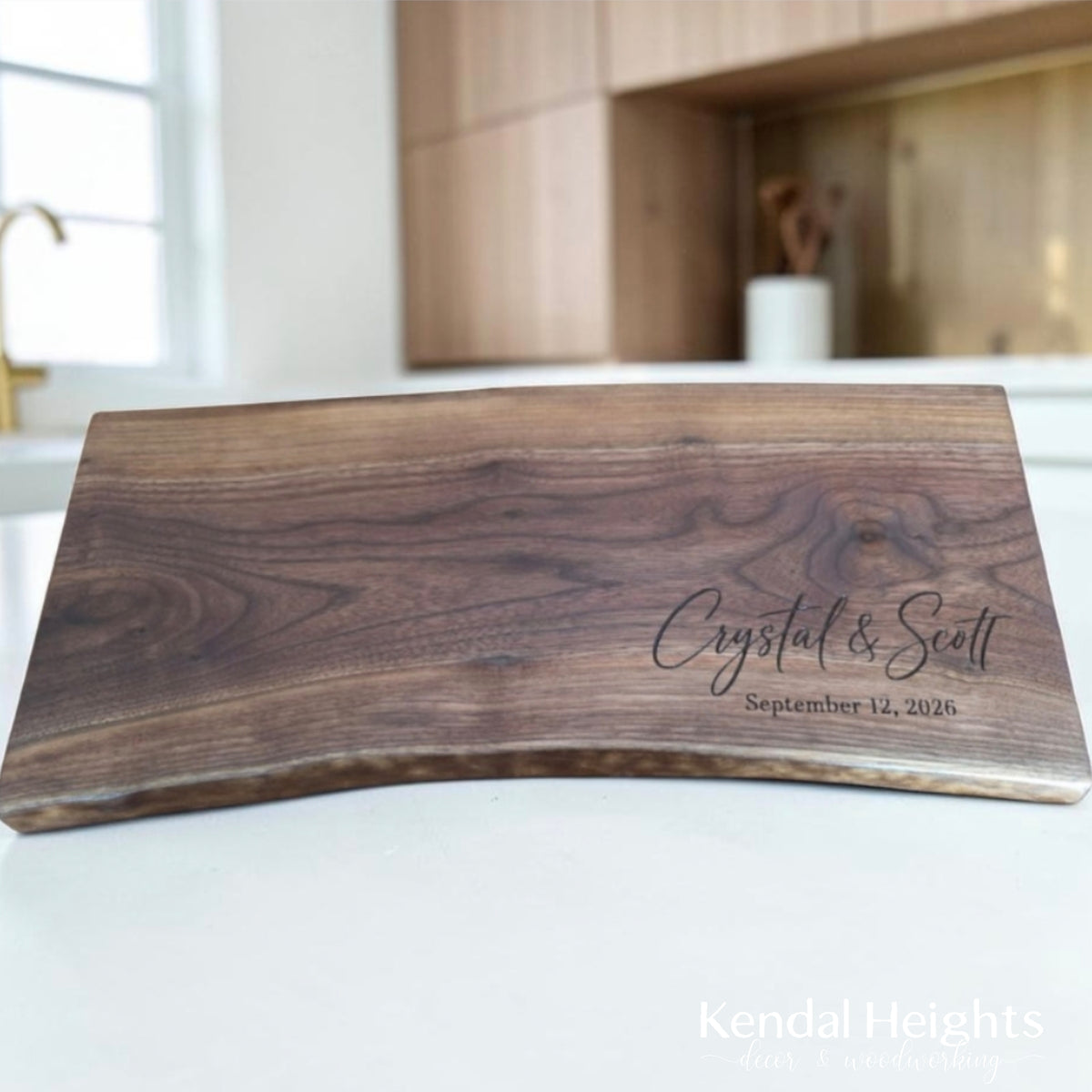 Black Walnut Live Edge Charcuterie Board