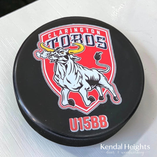 Printed Hockey Pucks
