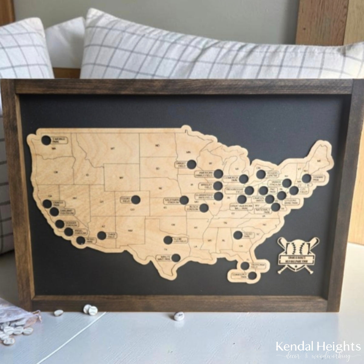 Ballpark Travel Map