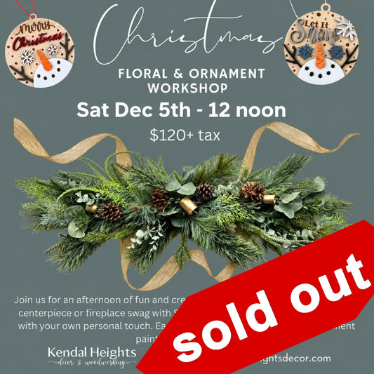 Christmas Holiday Swag Workshop